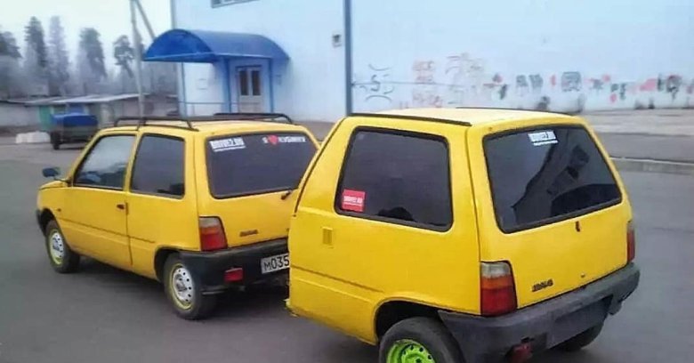 Ока ваз 1111 желтая
