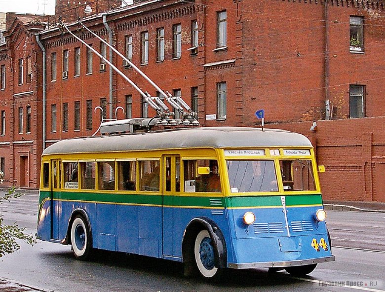 Троллейбус ятб-2 в санкт-петербурге