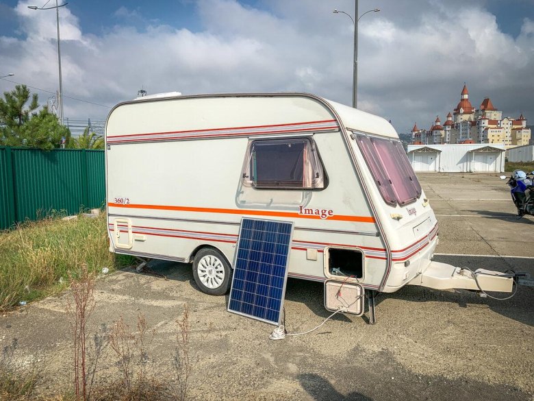 Кемпер автодом прицеп дача