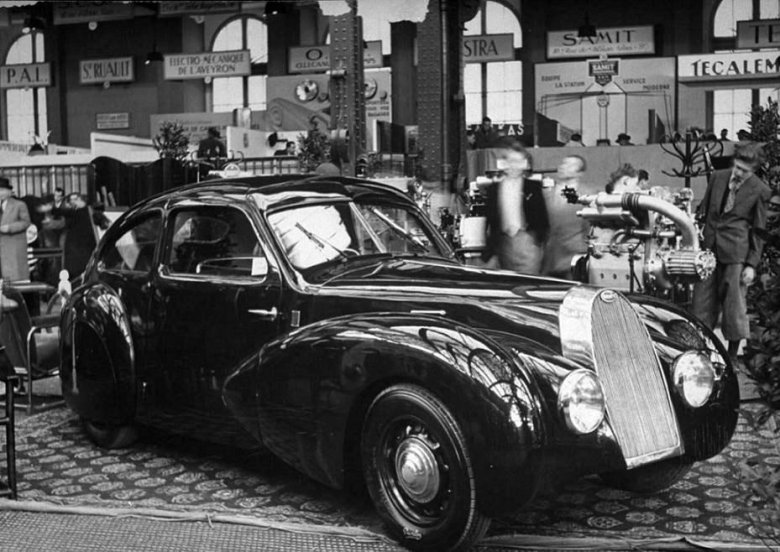 Bugatti type 57 sc atlantic la voiture noire