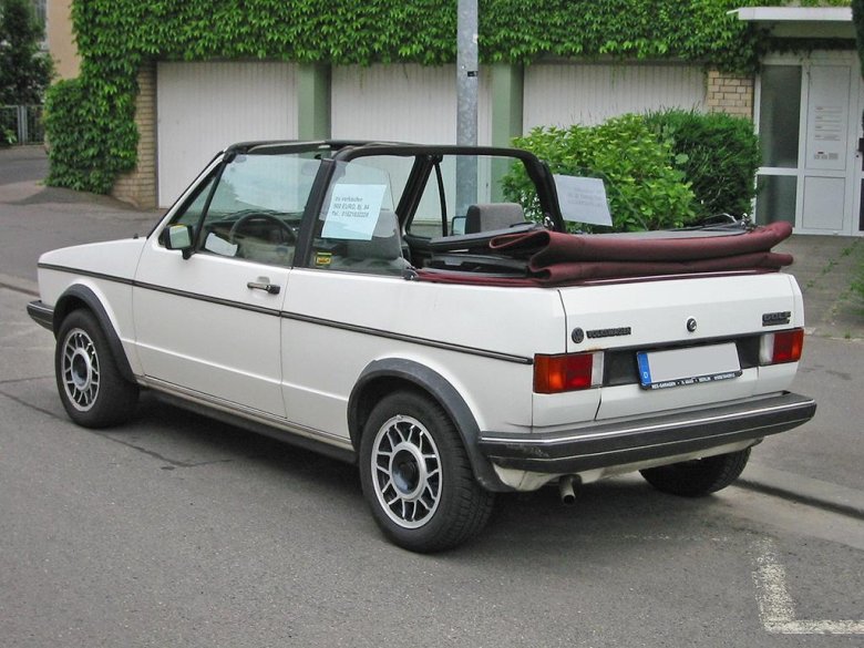 Vw golf mk1 cabrio