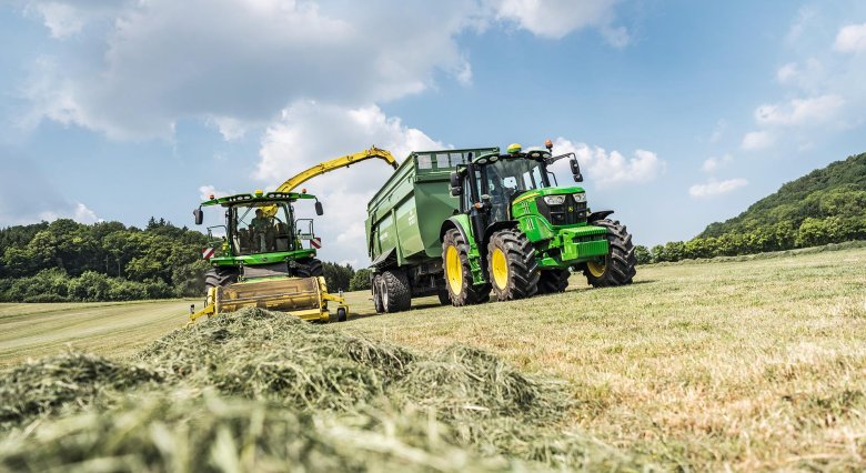 Кормоуборочный комбайн джон дир