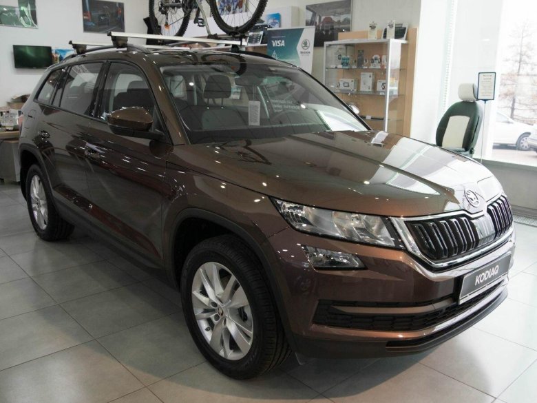 Шкода кодиак коричневая