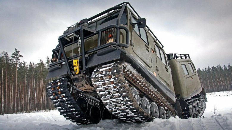 Гусеничный снегоболотоход «русак-3918»