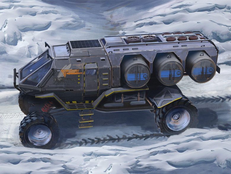 Краулер sci fi вездеход