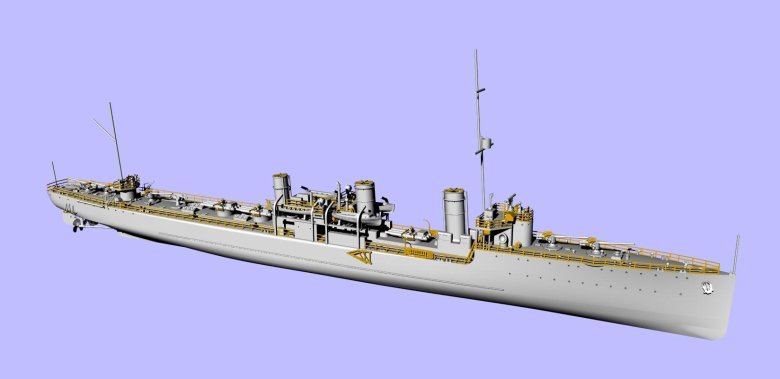 Модель крейсера рюрик 2