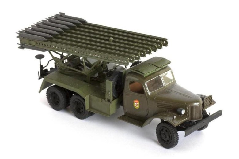 Сборная модель \ гвардейский реактивный миномет бм-13 катюша 3521