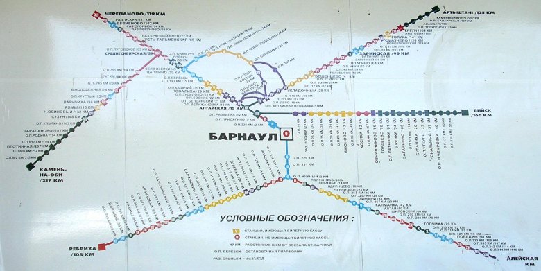 Схема электричек новосибирск