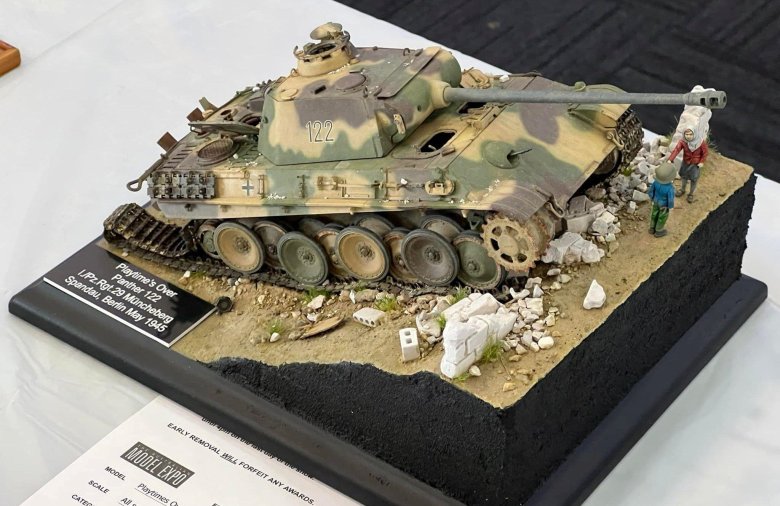 Танк пантера диорама