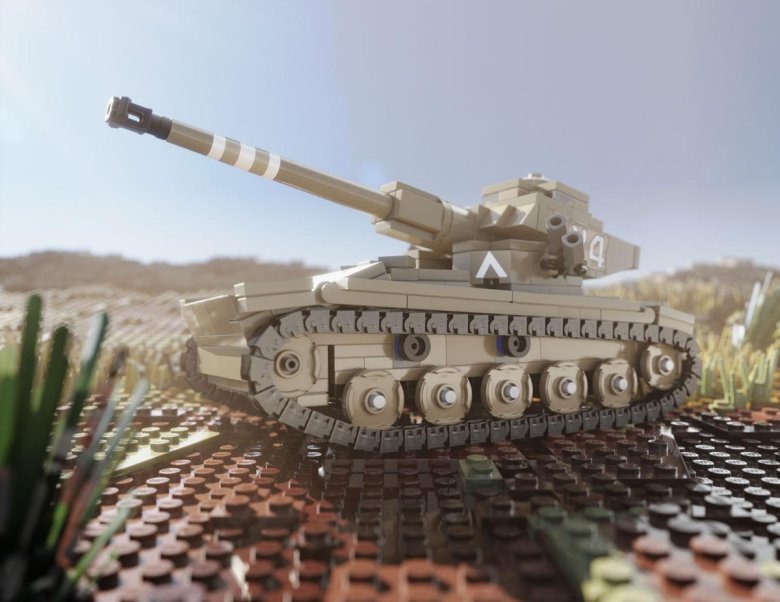Лего танк першинг
