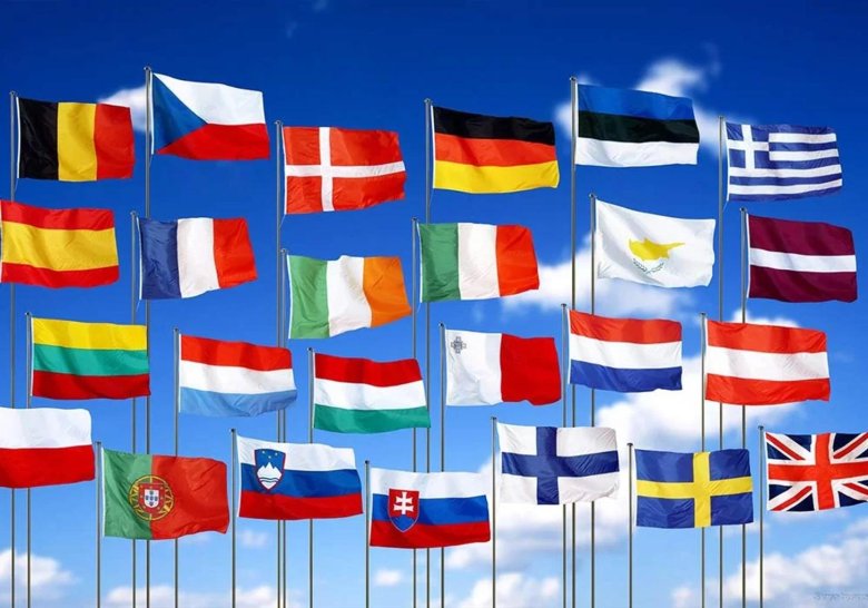 Флаги европейских государств