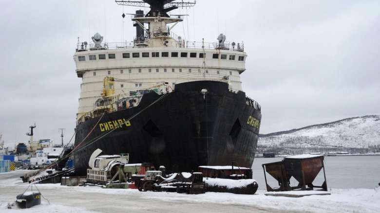 Атомный ледокол сибирь 1977