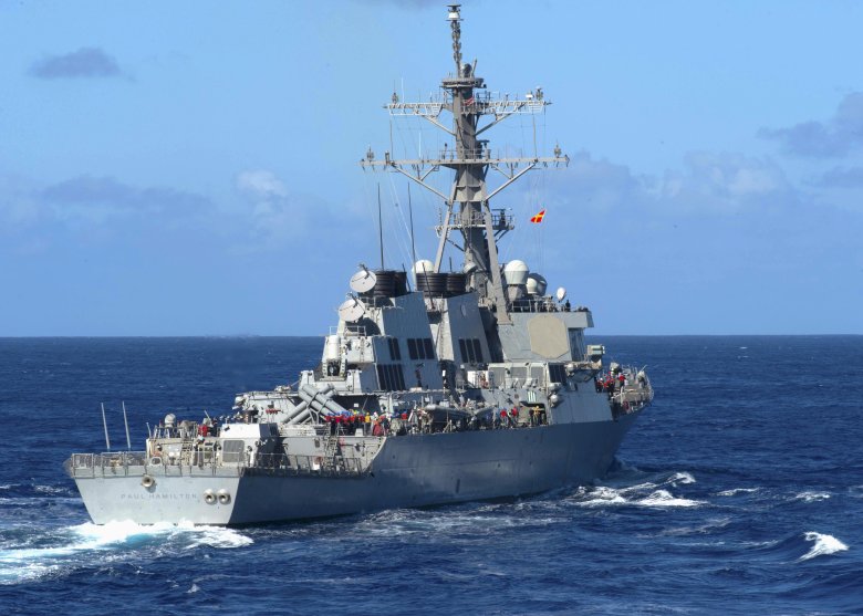 Американский ракетный эсминец uss ross