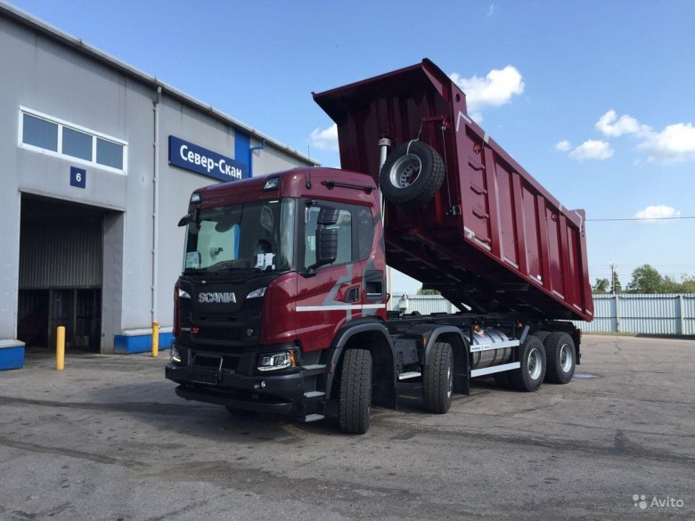 Новый самосвал скания g500