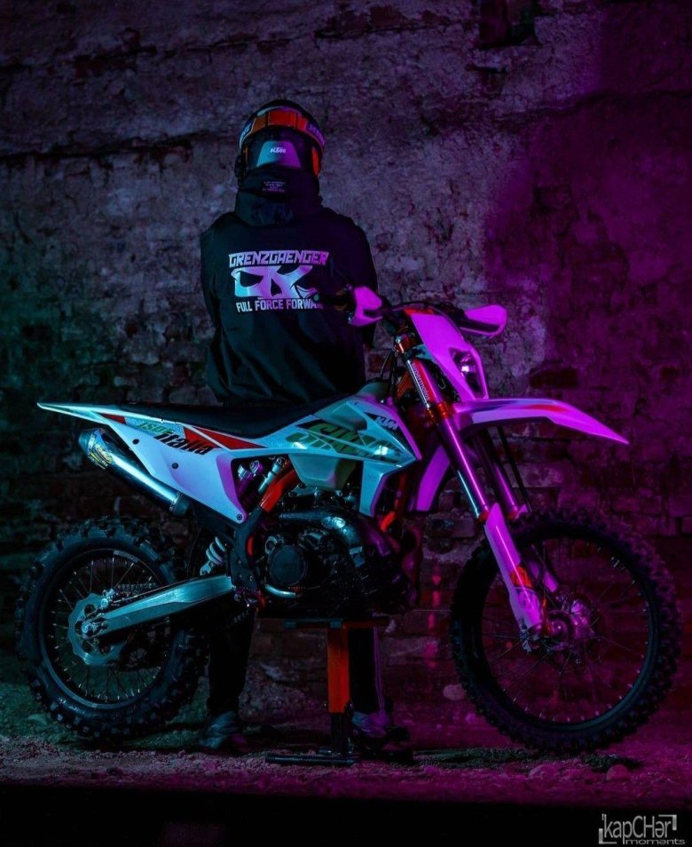 Питбайк неон