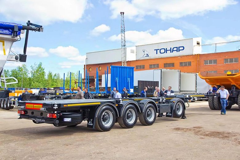 Тонар 99891 полуприцеп контейнеровоз