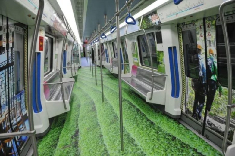 Вагон метро китай