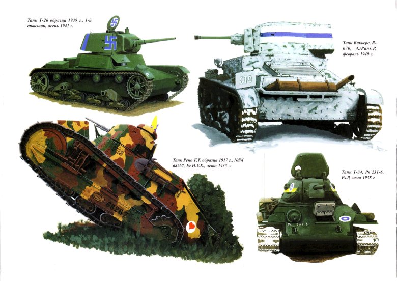 Танк виккерс финский