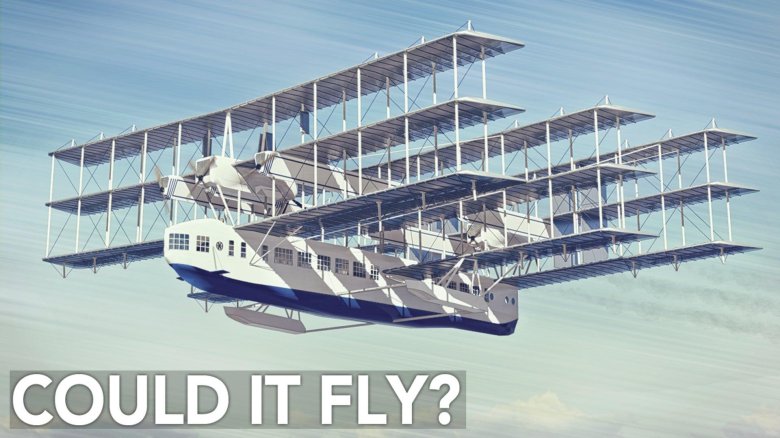 Летающая лодка caproni ca.60 noviplano