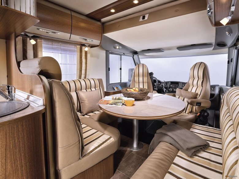 Автодом внутри