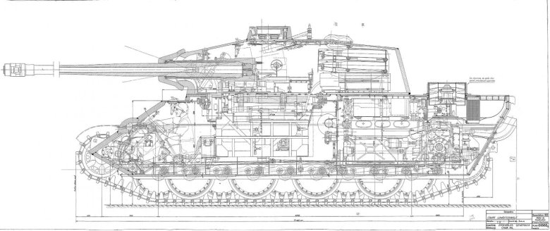 Amx 50 foch чертежи