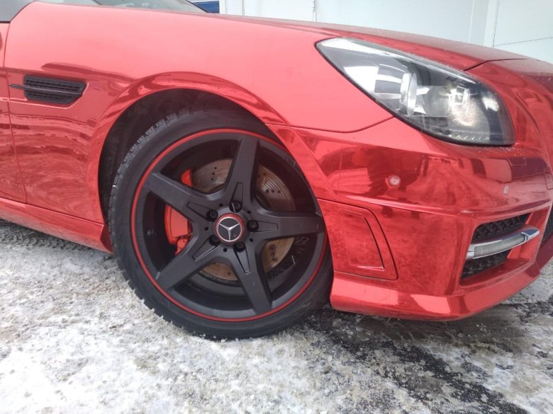 Цвет дисков для красной машины