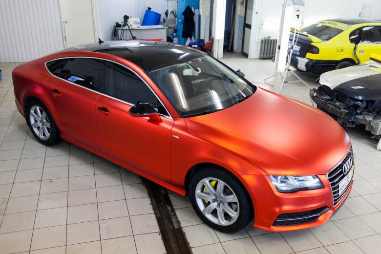 Ауди а5 красный матовый