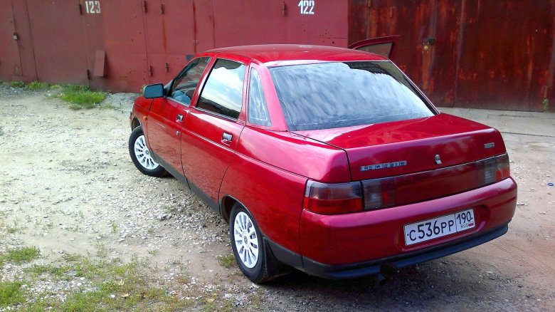 Ваз 2110 красный металлик