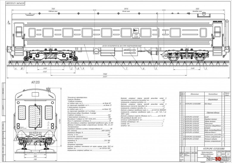 Чертежи пассажирских вагонов ржд