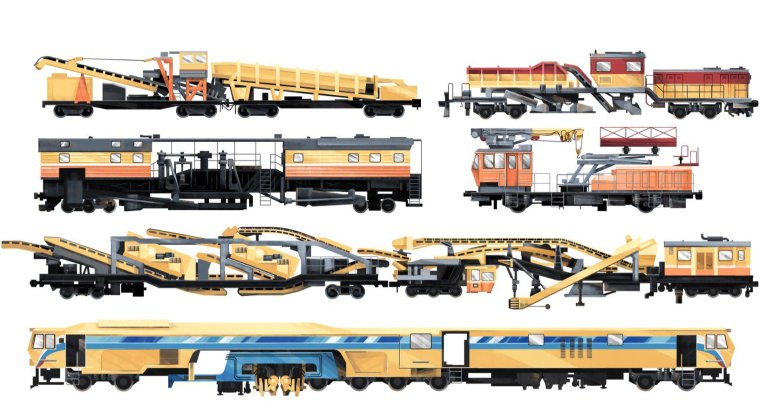 Щом 1400 путевая машина