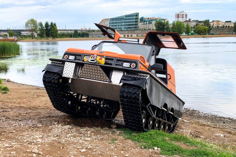 Гусеничный снегоболотоход «русак-3918»