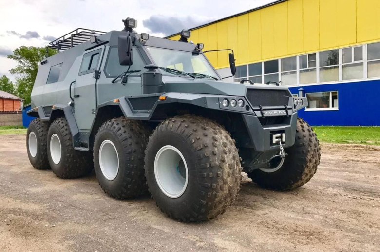 Вездеход авторос шаман 8x8