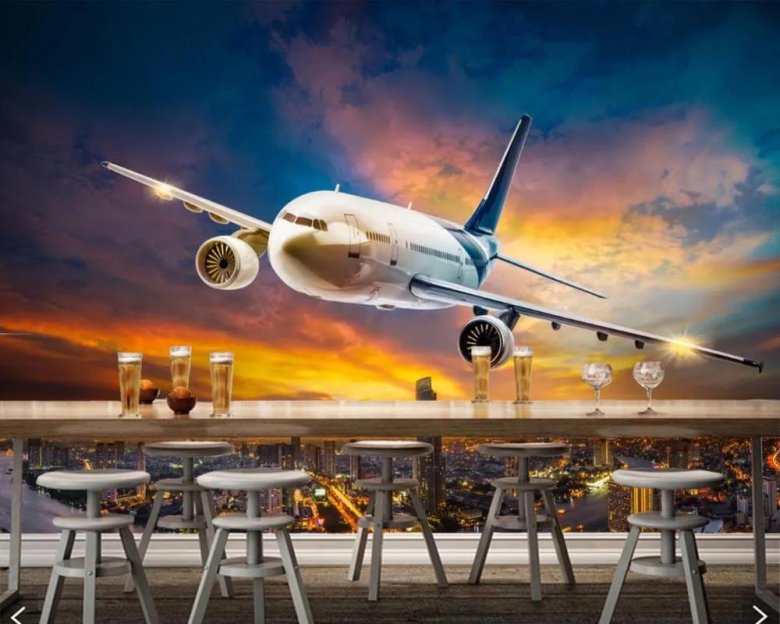 Фотообои самолет