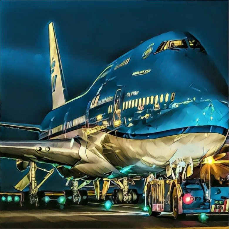 Самолет боинг 747