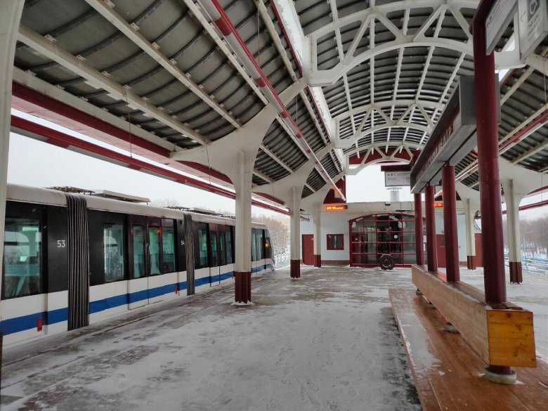 Вагон московского монорельса