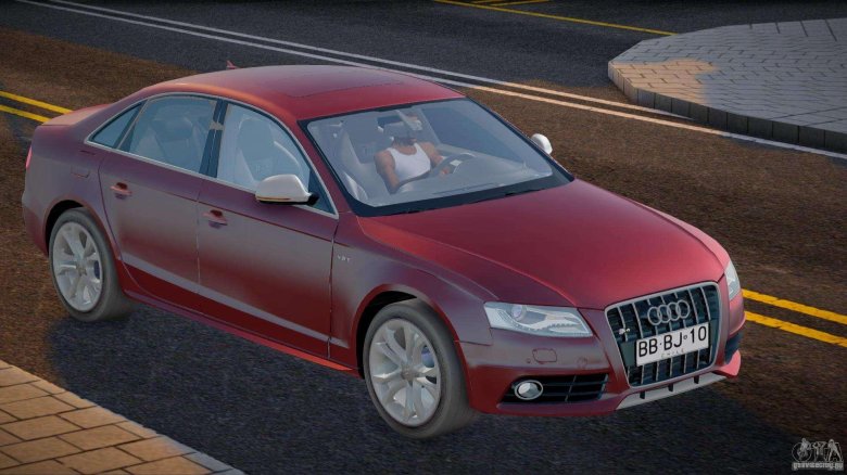 Audi a8 red
