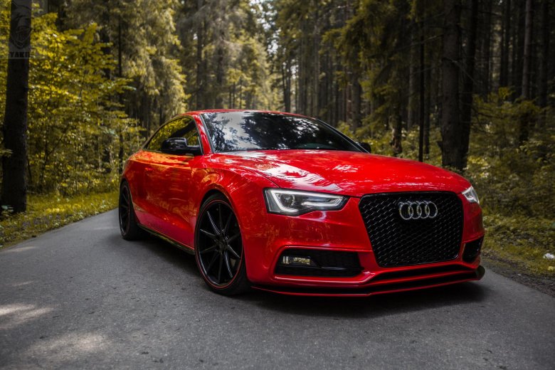Audi a5 sportback red