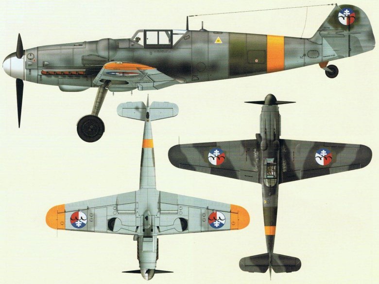 Трофейные мессершмитт bf.109