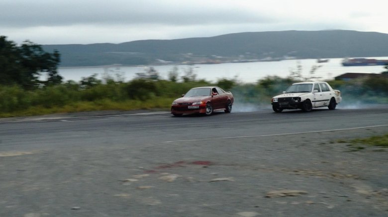 Toyota mark 2 дрифт