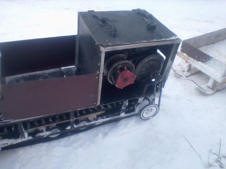 Снегоход своими руками с двигателем лифан