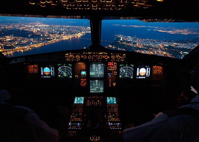 Airbus a320 кабина