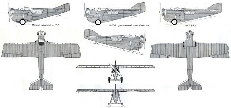 Первый самолет туполева ант 2