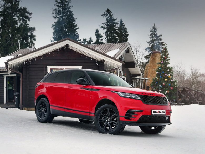 Рендж ровер красный