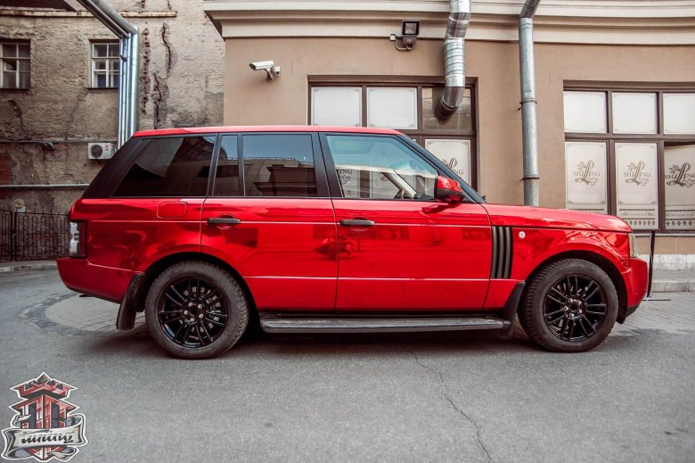 Range rover красный
