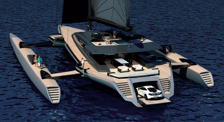 Яхта тримаран