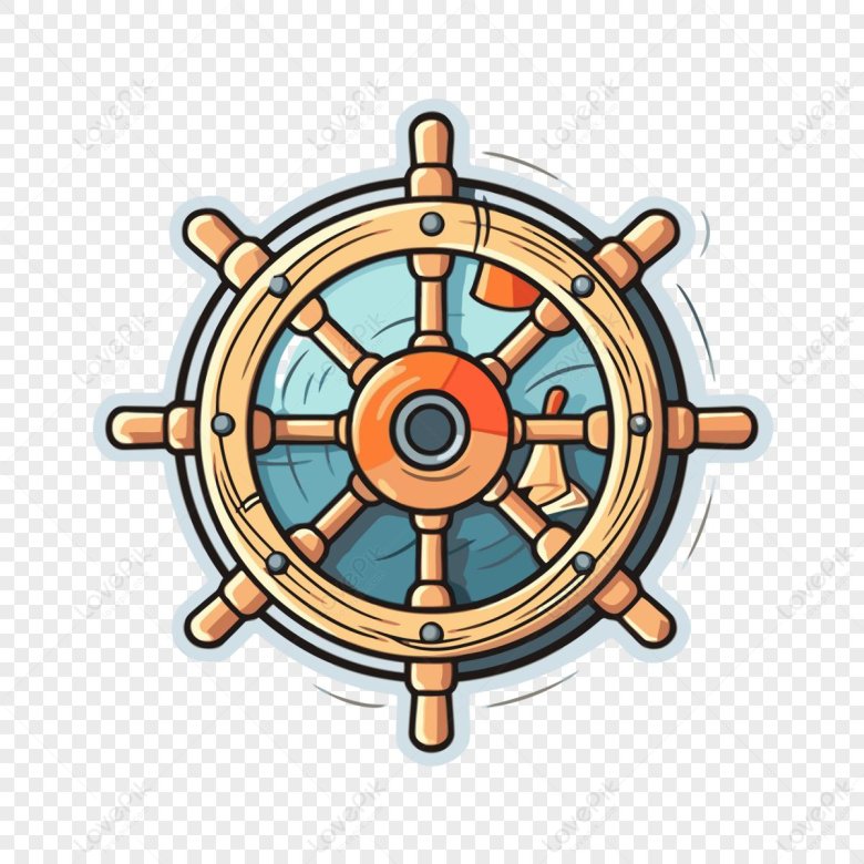 Рисунок штурвала корабля
