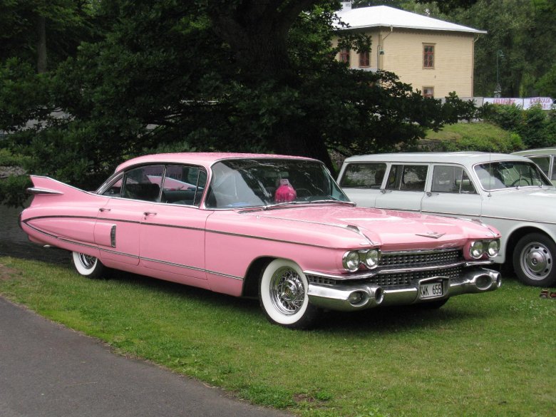 Cadillac eldorado 1959 pink