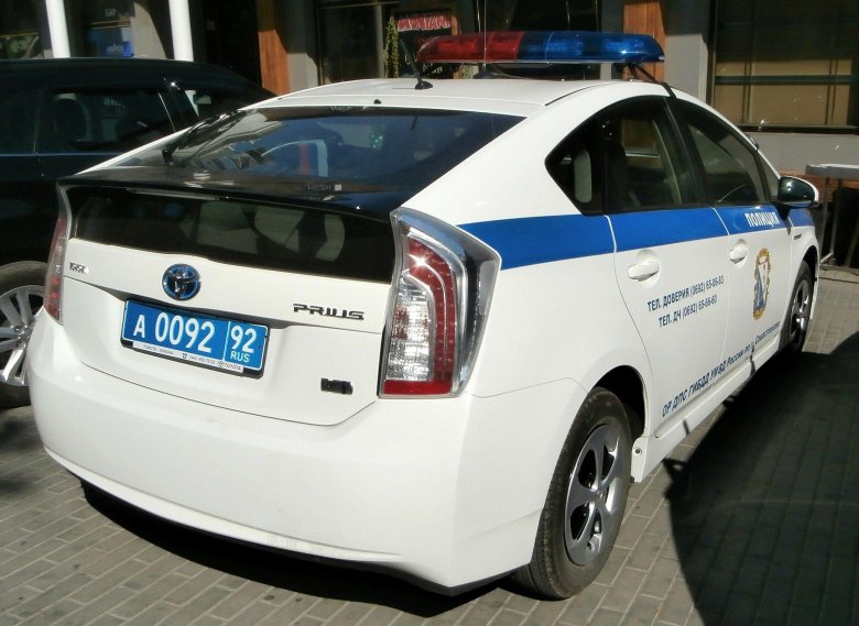 Toyota prius police