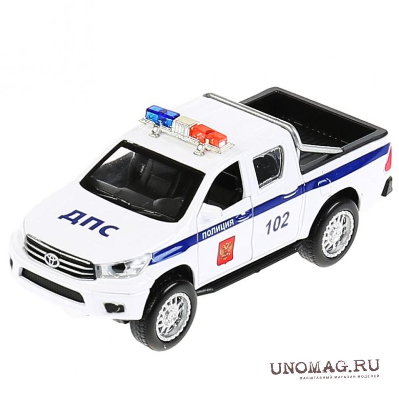 Технопарк пикап toyota полиция hilux-12slpol-wh