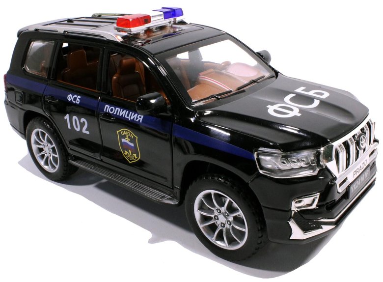 Машинка металлическая инерционная toyota land